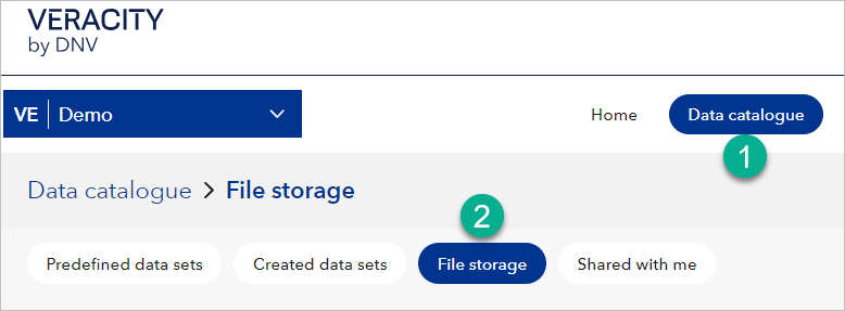 File storage | Veracity Docs